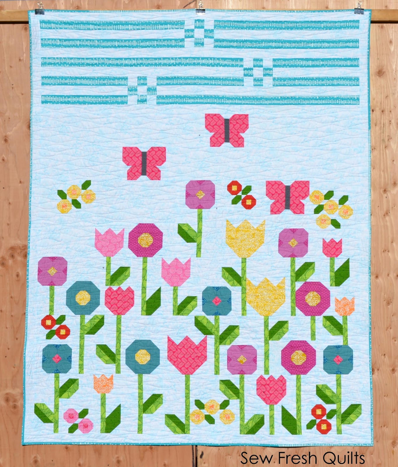 Sew Fresh Quilts Flowers {make me HAPPY!}