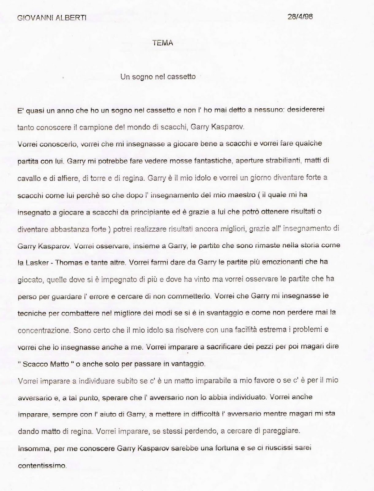 E Se Non Fosse Un Sogno Testo