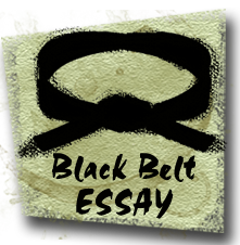 Black belt essay