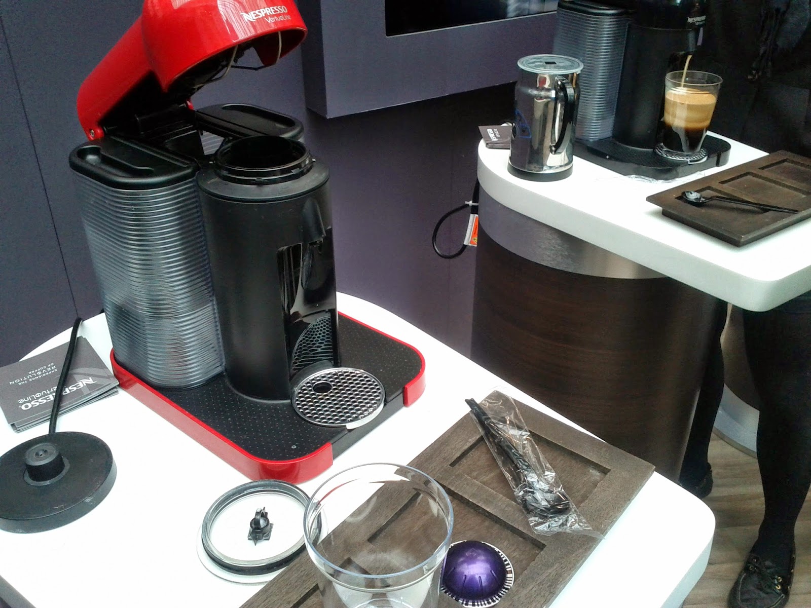 Toronto things Nespresso Sampling coffee at Eaton Centre