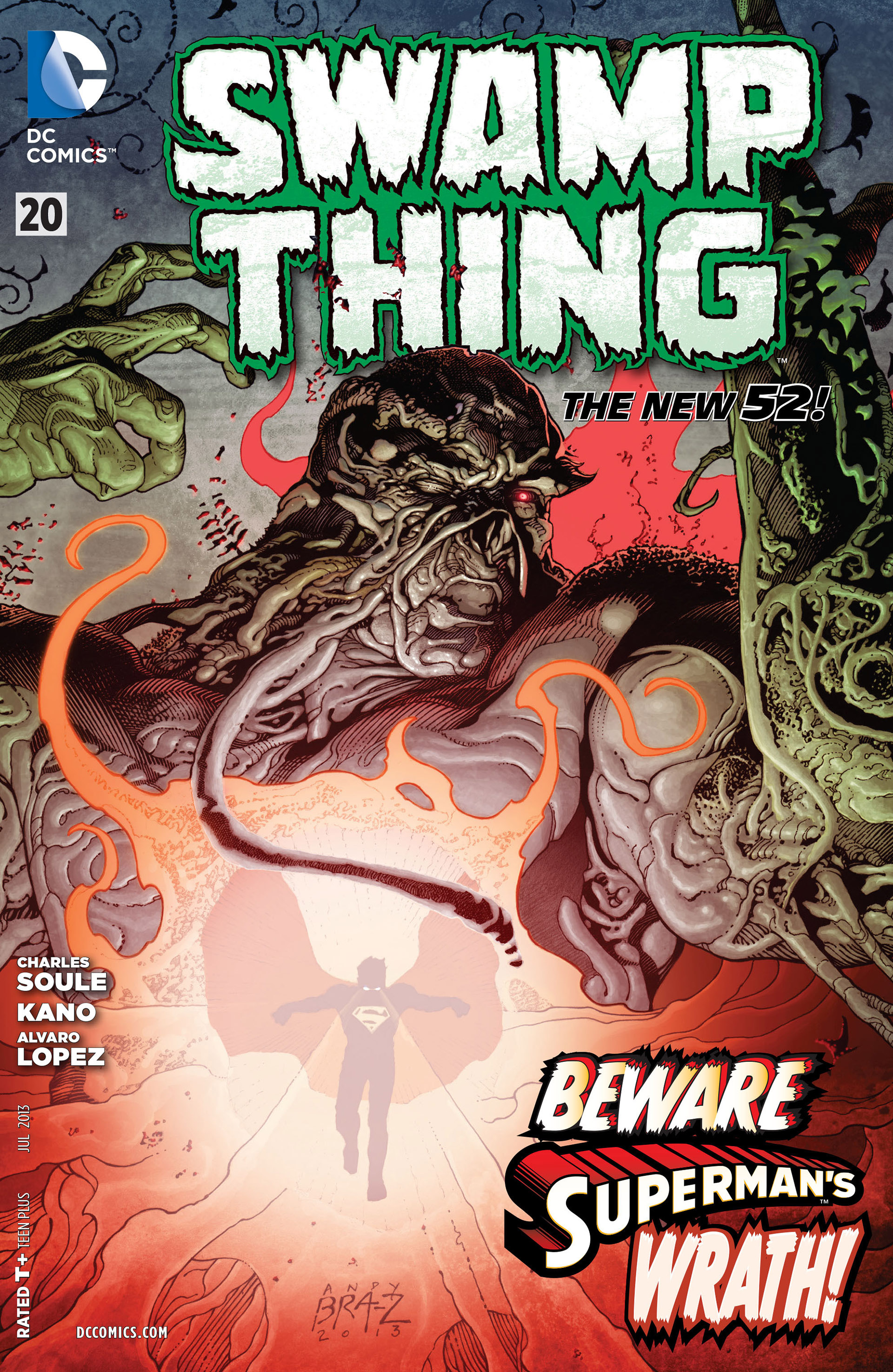 Read online Swamp Thing (2011) comic -  Issue #20 - 1