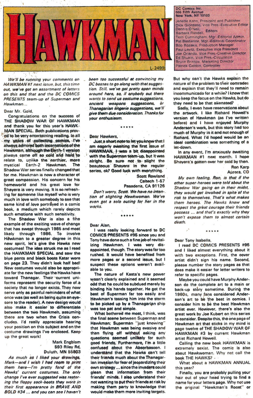 Hawkman (1986) Issue #4 #4 - English 25