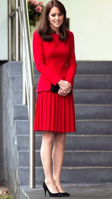 Catherine, Duchess of Cambridge attends the Anna Freud Centre Family School Christmas Party at Anna Freud Centre