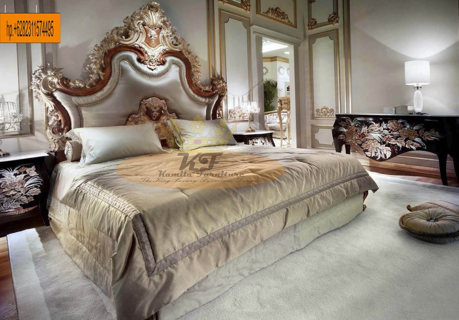 Kamila Furniture LUXURY CLASSIC ITALIAN FURNITURE BEDROOM