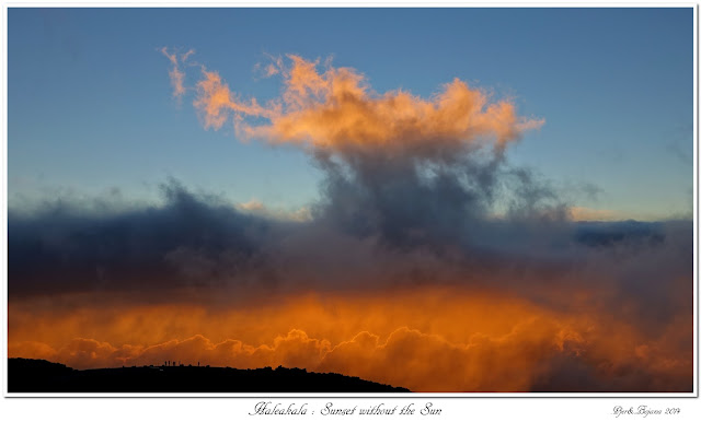 Haleakala: Sunset without the Sun