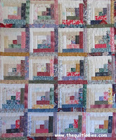 free log cabin mini quilt pattern
