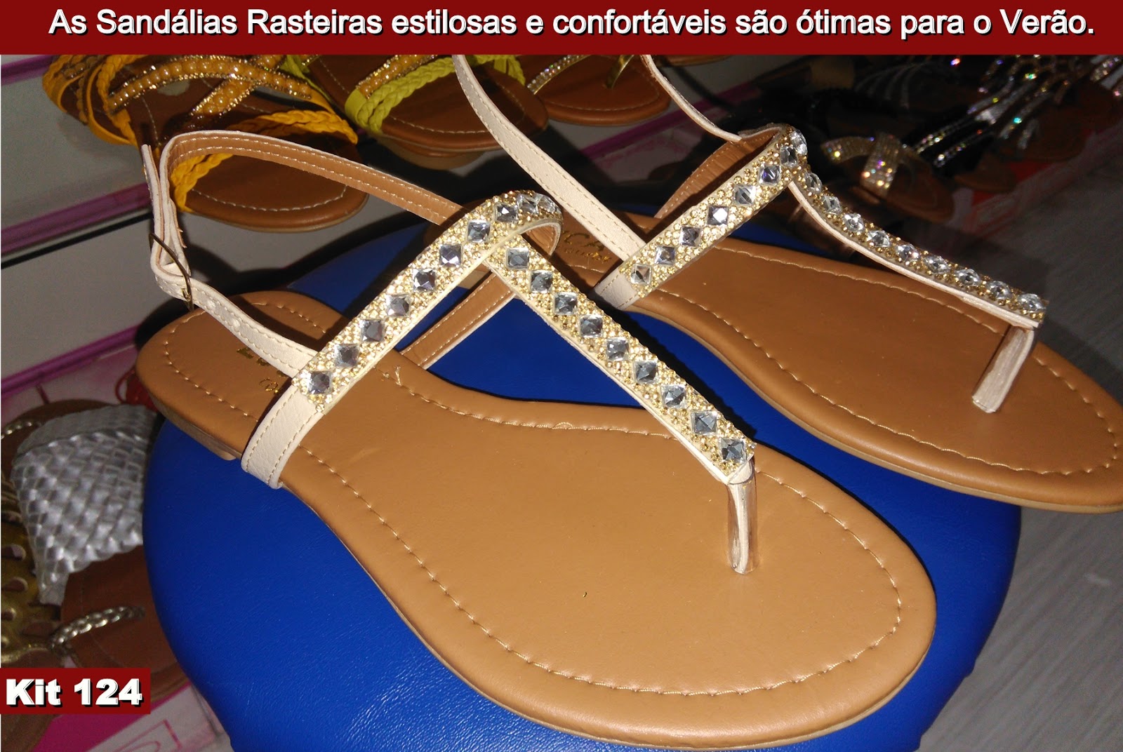 chinelos rasteirinhas no atacado