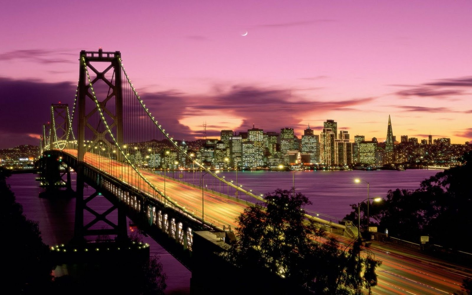 แจกฟรีๆ พื้นหลังหน้าจอสวยๆ HD: ภาพพื้นหลังสวยๆ HD san francisco bridge
