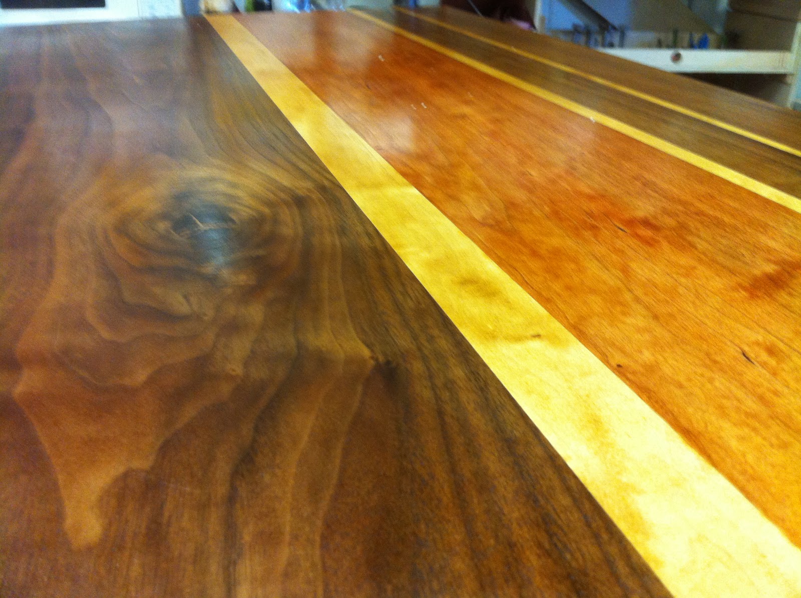 IDVW Design Dye another day Hardwood table tops get pop with trans