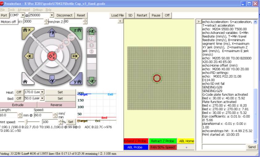 How to setup Pronterface (Printrun) for 3D printing DzQ39 DZQ39