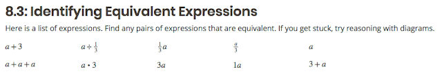 8.3: Identifying Equivalent Expressions