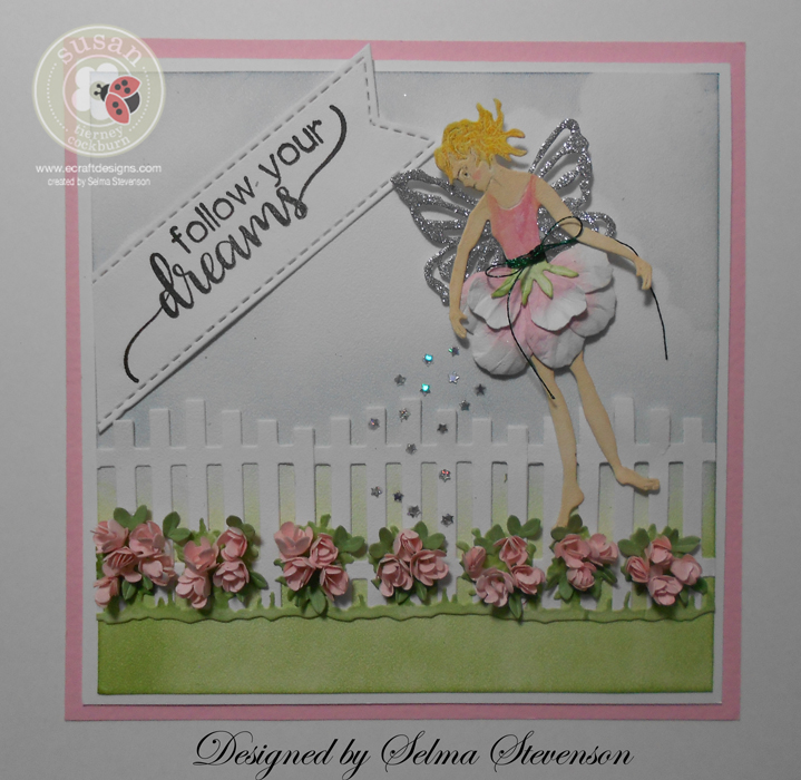 Selma's Stamping Corner and Floral Designs Rose Petal Fairy
