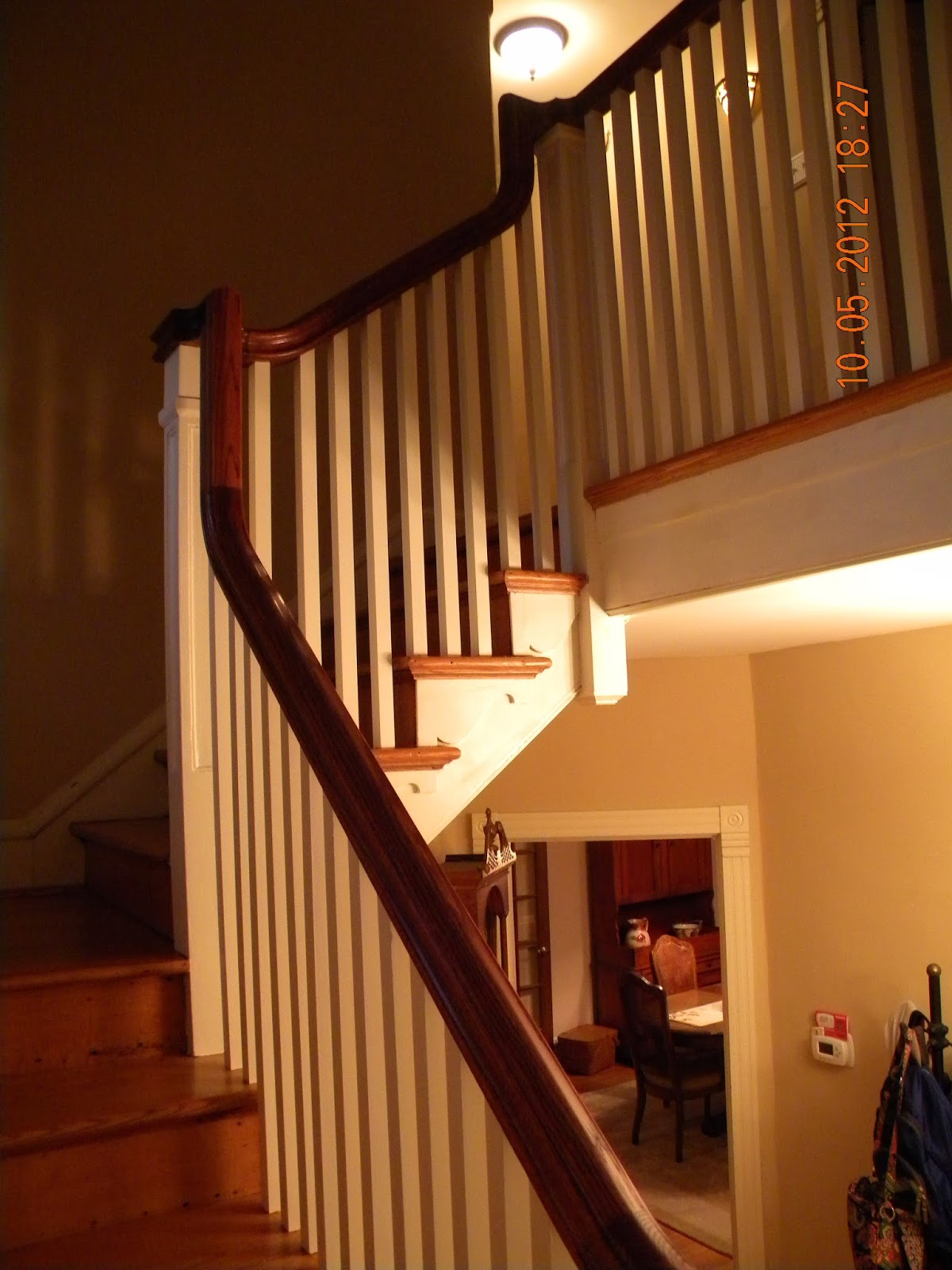 Wood Stairs and Rails and Iron Balusters: New Oak Handrail In Moorestown NJ