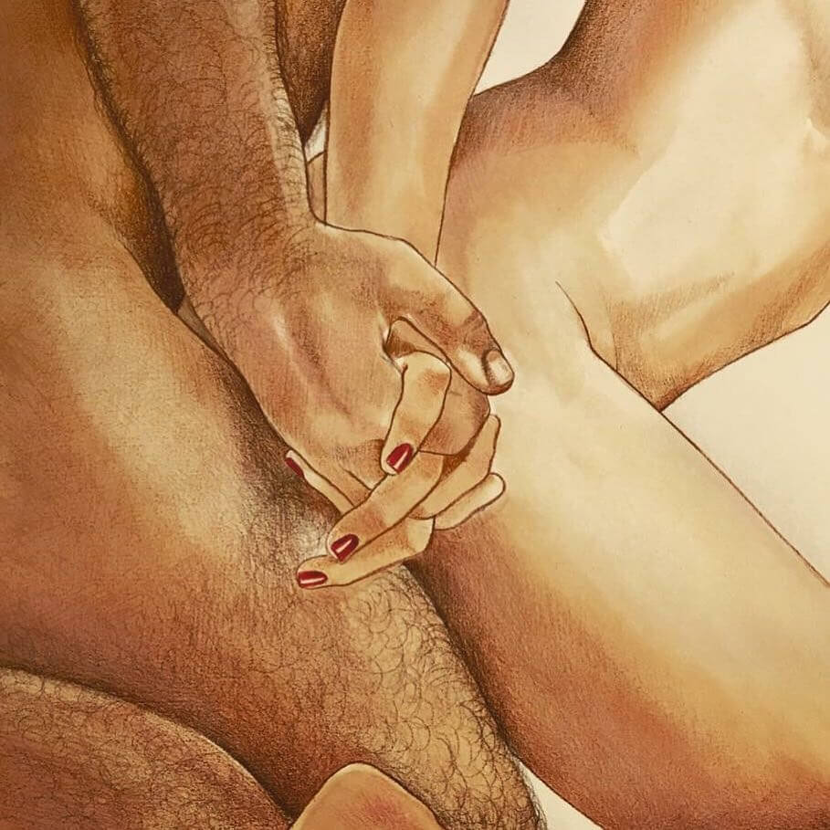 Beautiful Sensual Illustrations Reveal The Ecstasy Of Couple's Intimacy