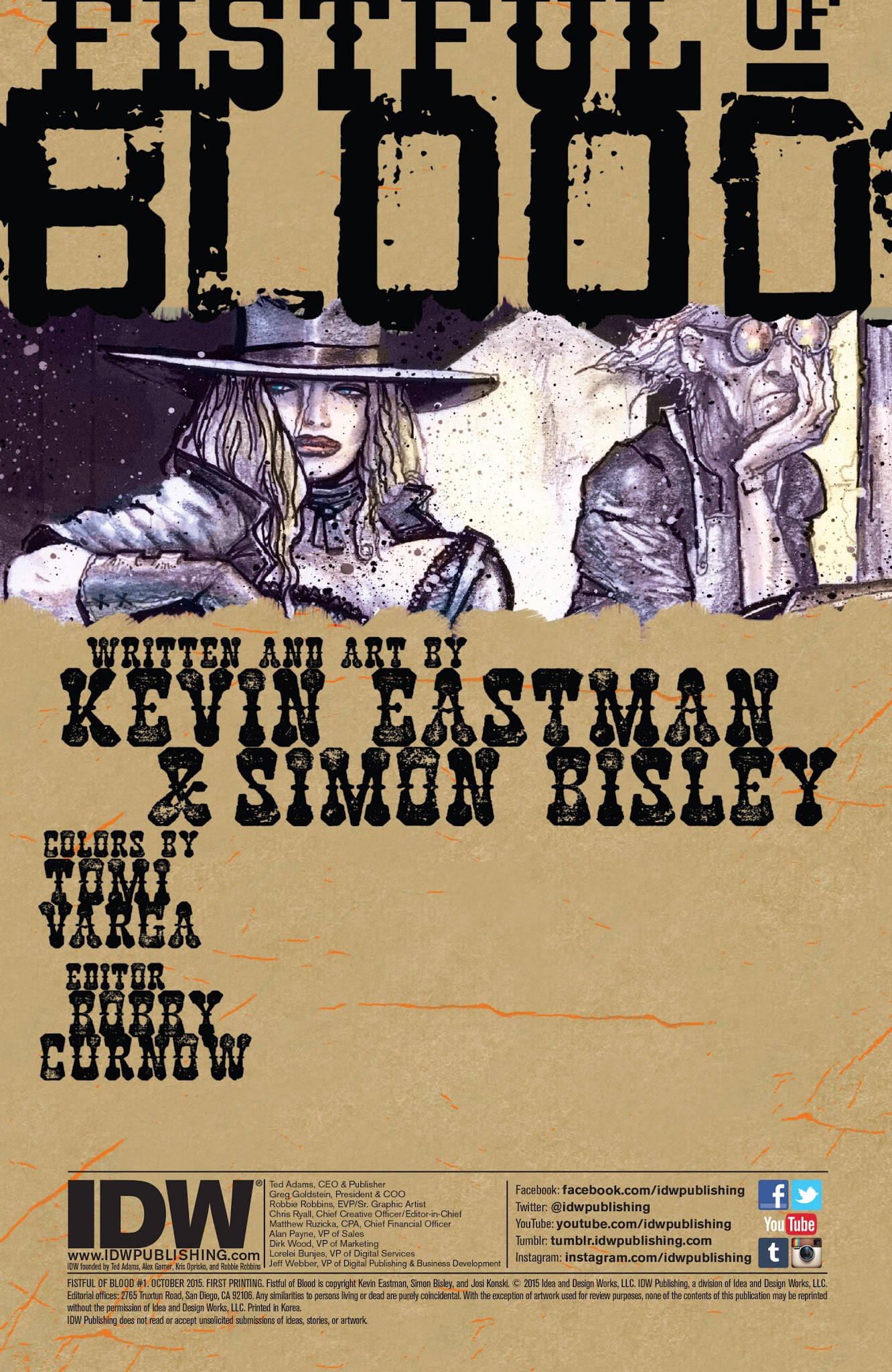 Read online Fistful of Blood comic -  Issue #1 - 2