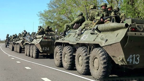 Η Ουκρανία καταγγέλλει μεγάλη συγκέντρωση ρωσικών στρατευμάτων