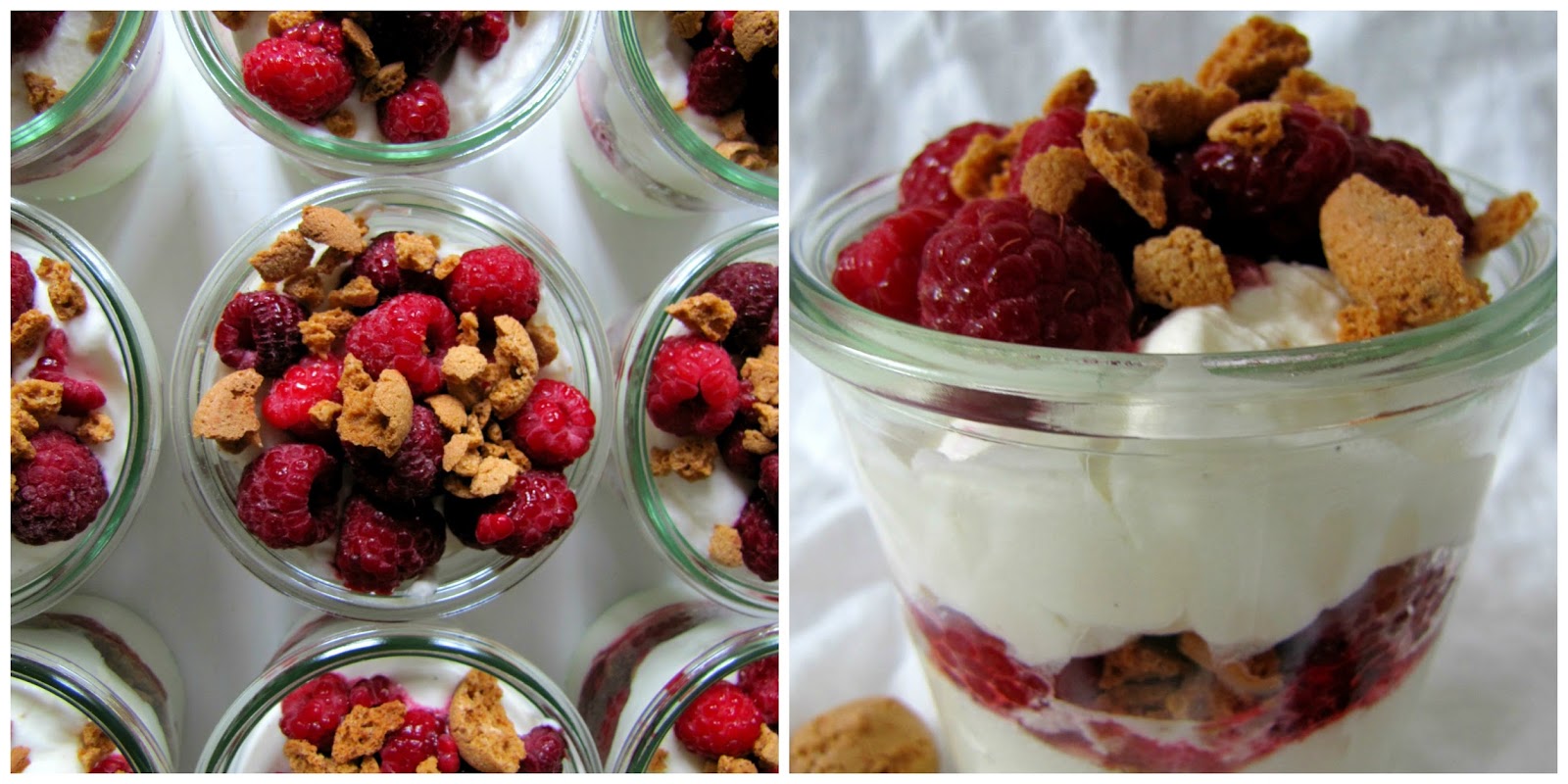 Satt und Selig: Flieg mit mir auf Wolke 7 - Himbeer-Quark-Amaretto-Dessert Satt und Selig: Flieg mit mir auf Wolke 7 - Himbeer-Quark-Amaretto-Dessert