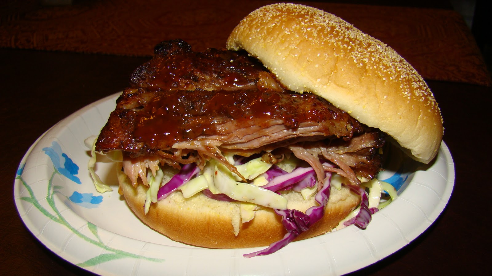 CookingSimple123 BBQ Rib Sandwich
