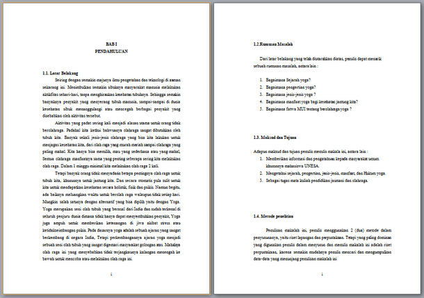 Contoh Makalah Manfaat Yoga Bagi Kesehatan Jantung