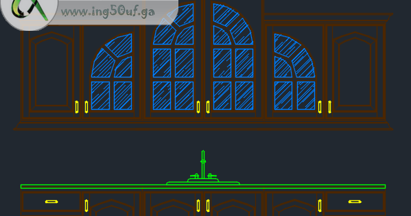 مجموعة بلوكات خاصة بالمطبخ اوتوكاد dwg