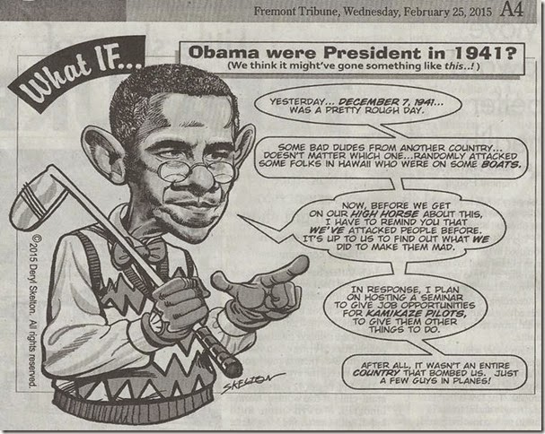 What if Obama were president in 1941?