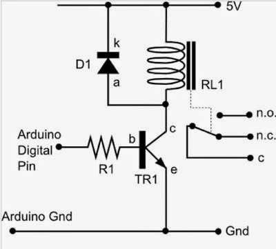arduino : buat dan kendalikan relay 5 volt dengan ... 12 volt solenoid wiring diagram sel 