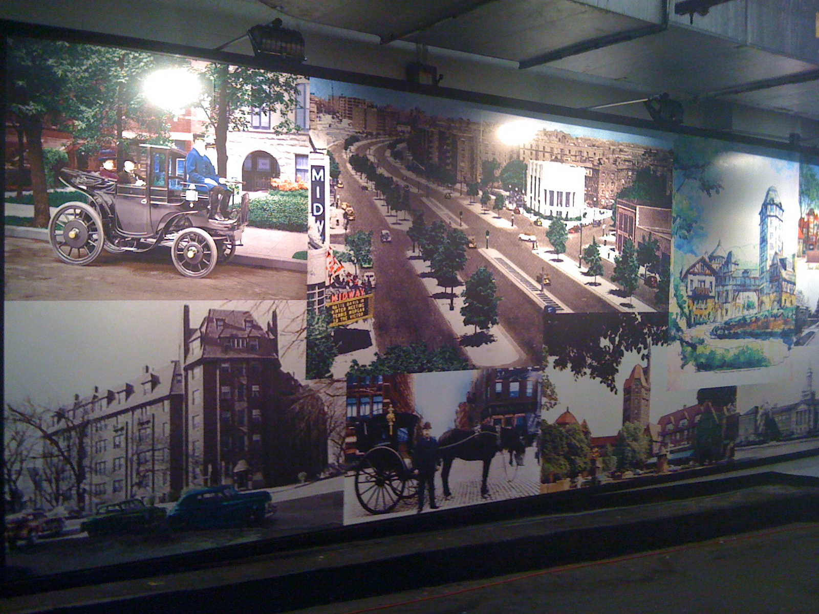 Edge of the City New Windsor Garage Mural