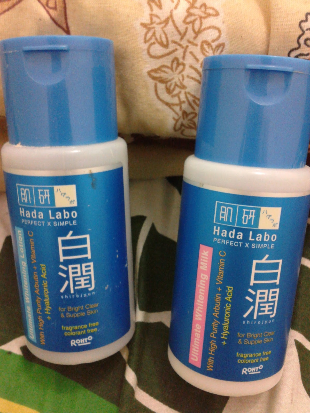 Review Hada Labo Shirojyun Ultimate Whitening Lotion + Milk