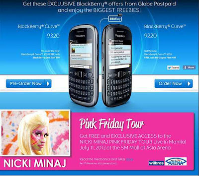 Nicki Minaj, BlackBerry Curve 9320 