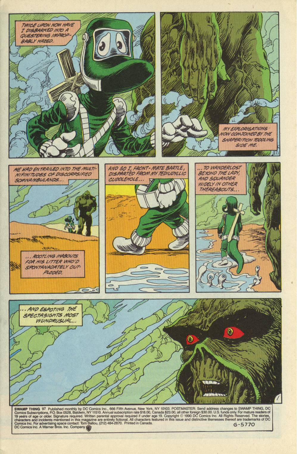 Read online Swamp Thing (1982) comic -  Issue #97 - 2
