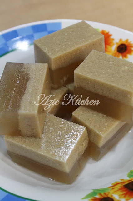 Agar Agar Santan Gula Melaka - Azie Kitchen