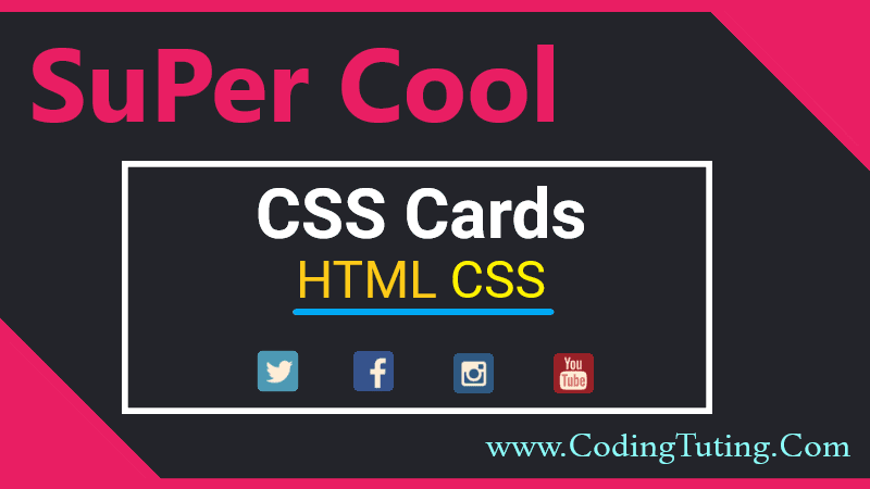 5 Super responsive css cards design, css cards animation:codingtuting