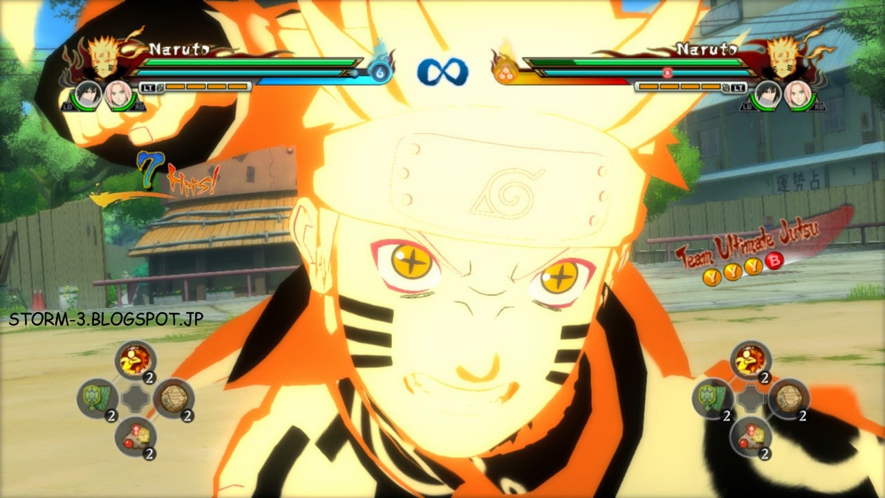 NUNS Revolution Kurama Link Naruto ( Bijuu Mode ) Moveset Mod FajarFlash