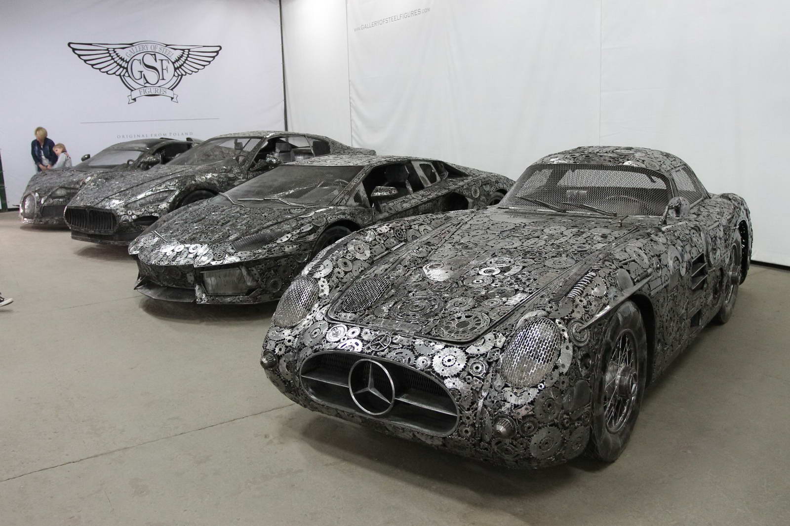 Artists Recycle Scrap Metal Into Supercars