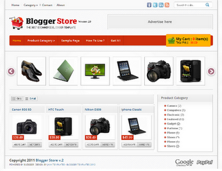 Blogger Ecommerce Gallery Template 2017 Free Blogger Ecommerce Gallery Template 2017 Free