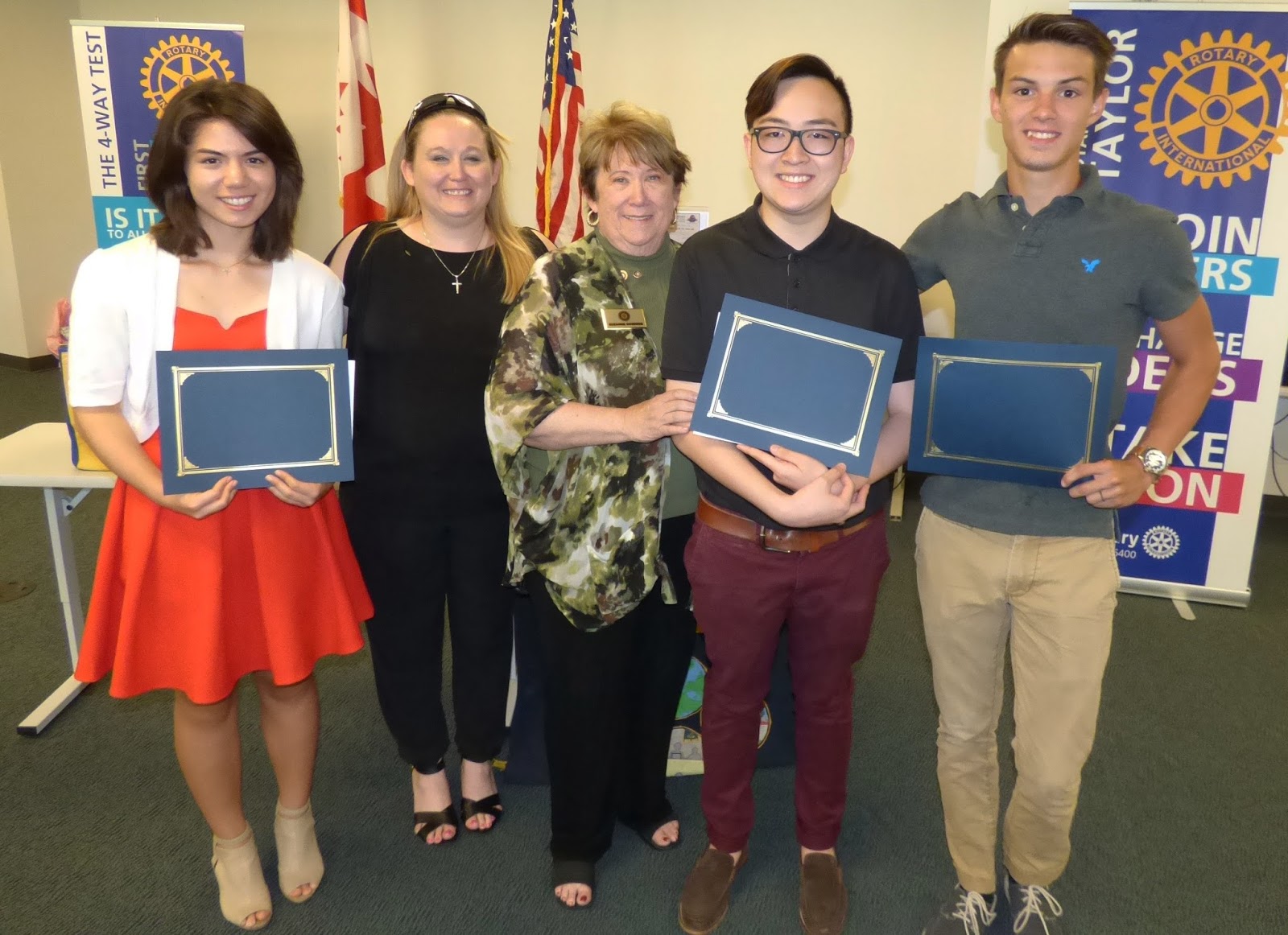 Talking Taylor Schools TWO GRADUATING SENIORS among Rotary scholarship