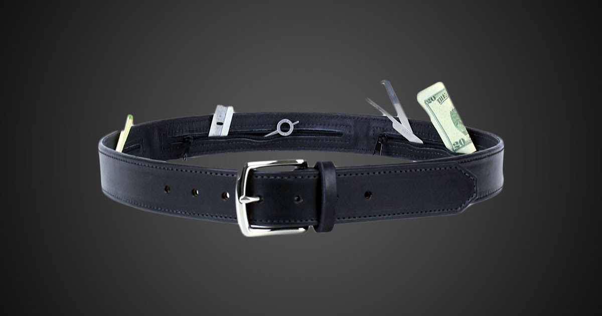 Spy, Escape and Evasion Gun Belt for Concealed Carry