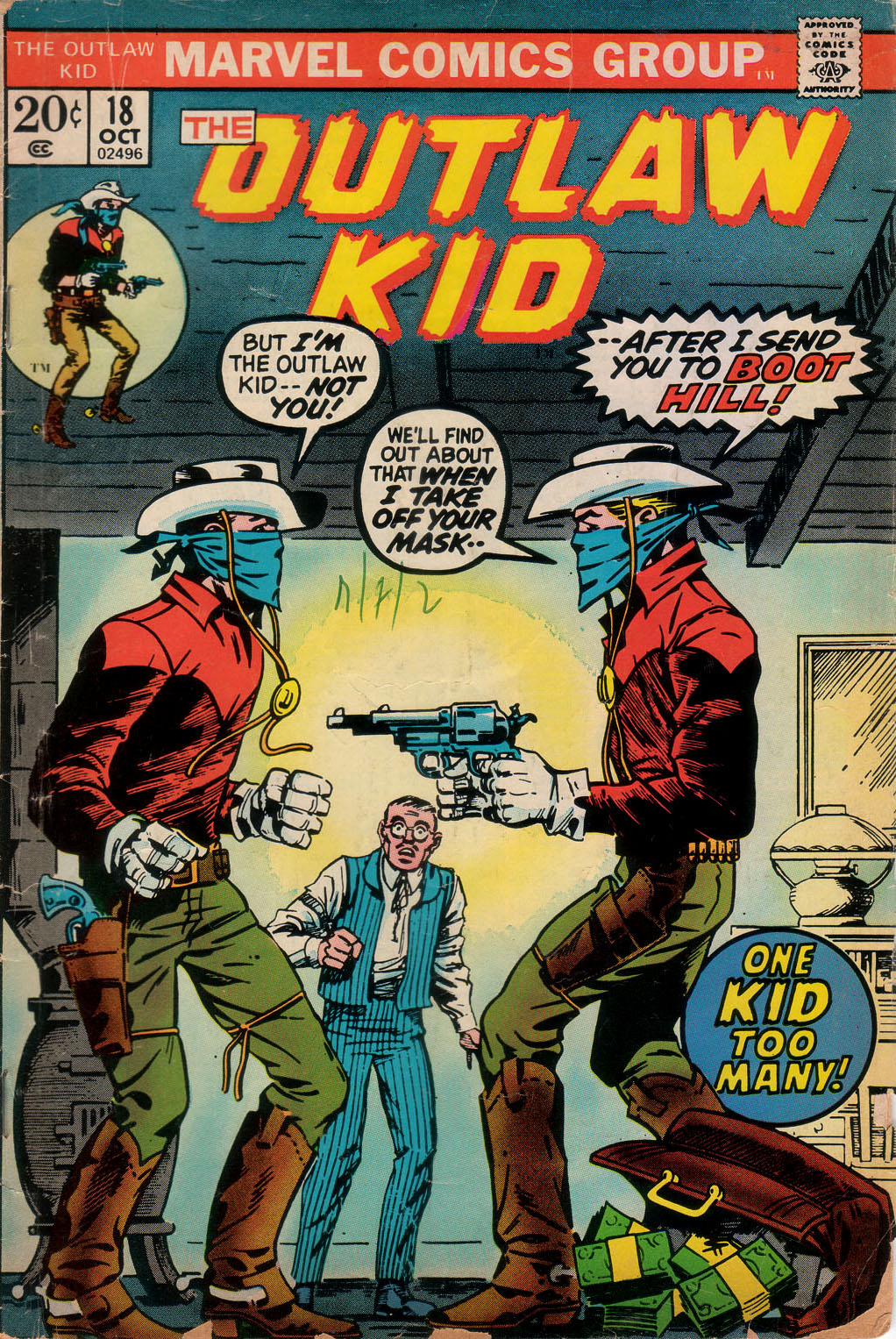 Read online The Outlaw Kid (1970) comic -  Issue #18 - 1