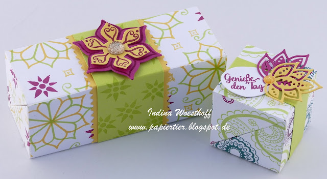 Orientpalast | papiertier Indina | Stampin' Up! 2017/18 | Anleitung | Verpackung