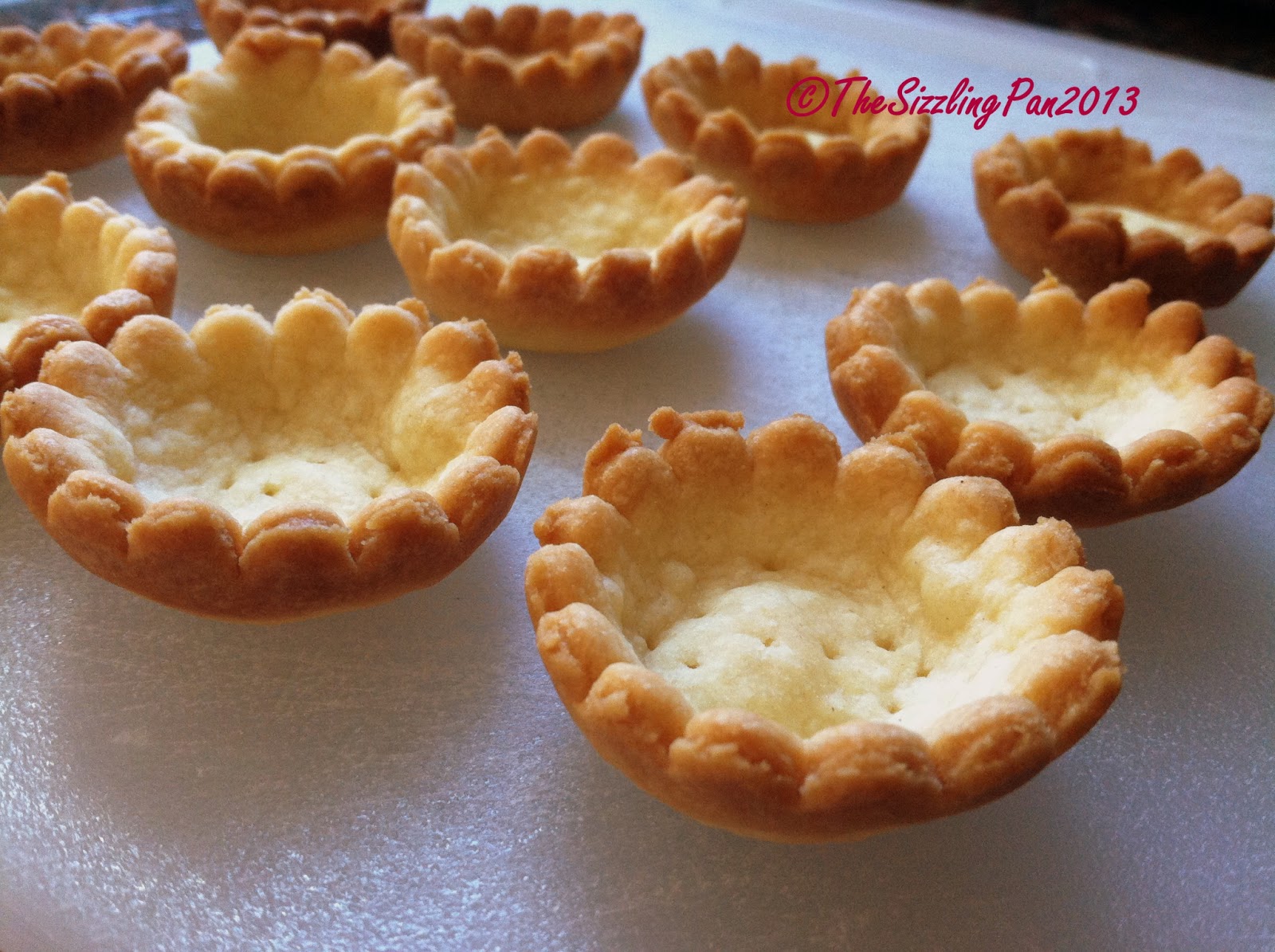 The Sizzling Pan Eggless Fruit Tartlets