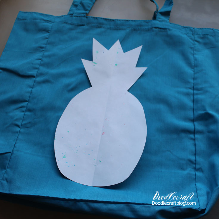 Pineapple Applique Totes