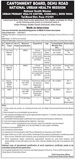 Dehuroad Cantonment Board Recruitment 2017