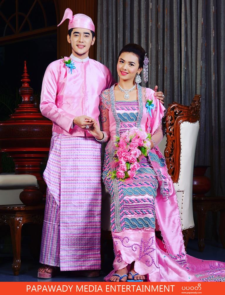 Zay Ye Htet and Shwe Mhone Yati Couple Photoshoot , Wedding Studio Photoshoot 