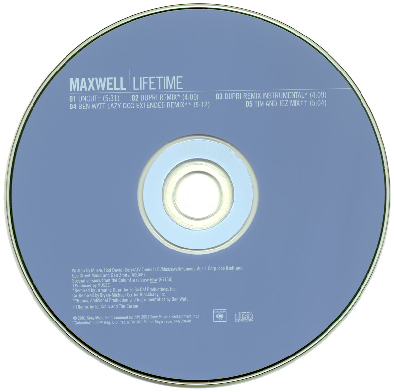 Promo, Import, Retail CD Singles & Albums: Maxwell - Lifetime - (CD ...