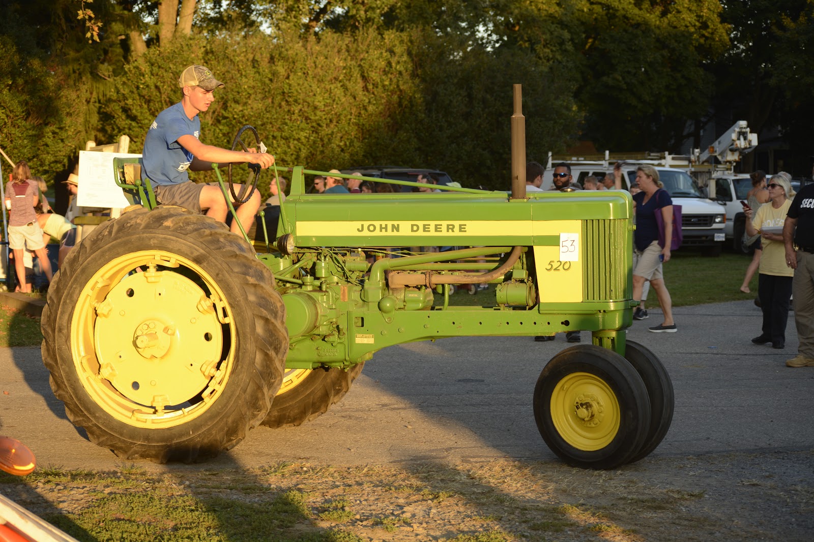 Nothing says Lampeter Fair like tractor and fair queen parades