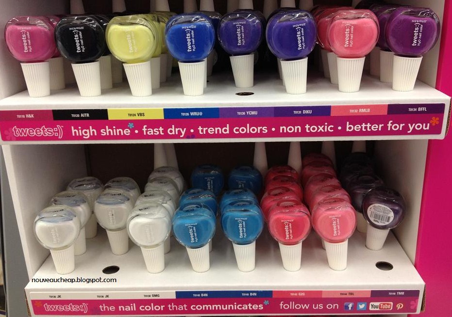 Tweets) WaterBased Nail Colors at Walmart Nouveau Cheap