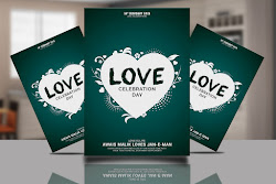 template poster valentine templates