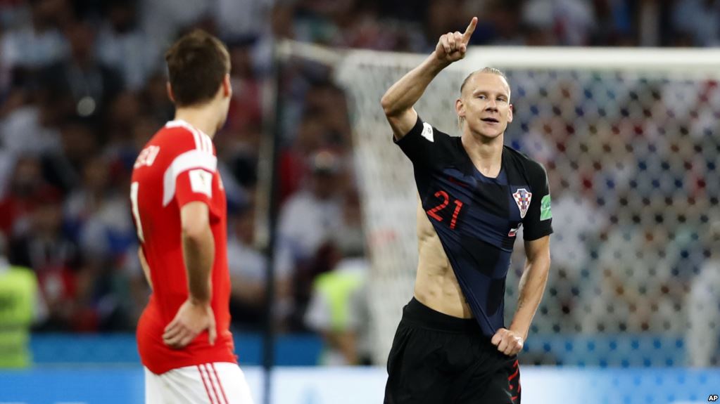 Domagoj Vida hizo un pronunciamiento político tras clasificar a semifinal / AP