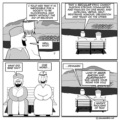 Jesus and Mo on Denmark - the land of beer, bacon and blasphemy