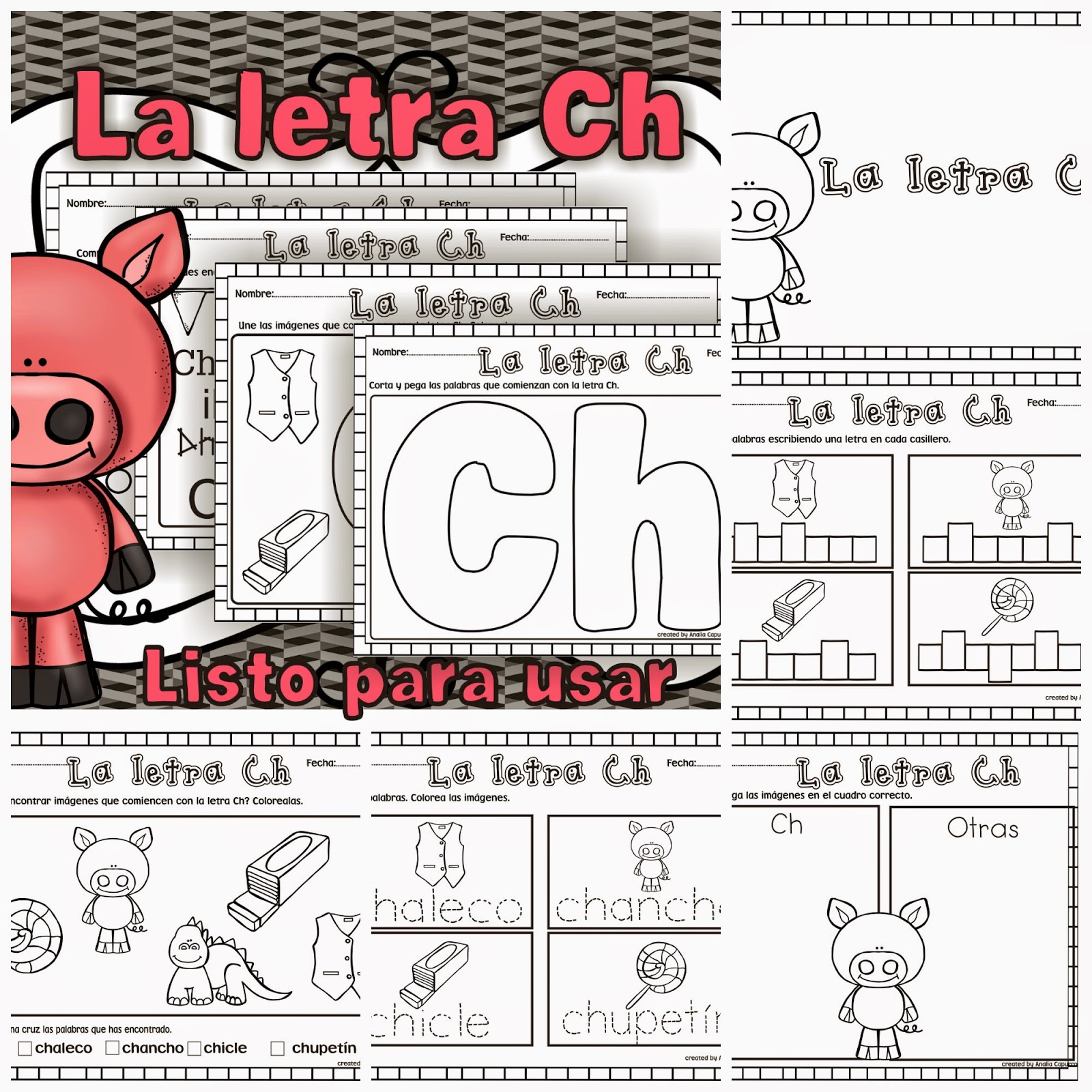 La letra Ch De los tales